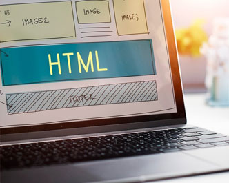 HTML web page design