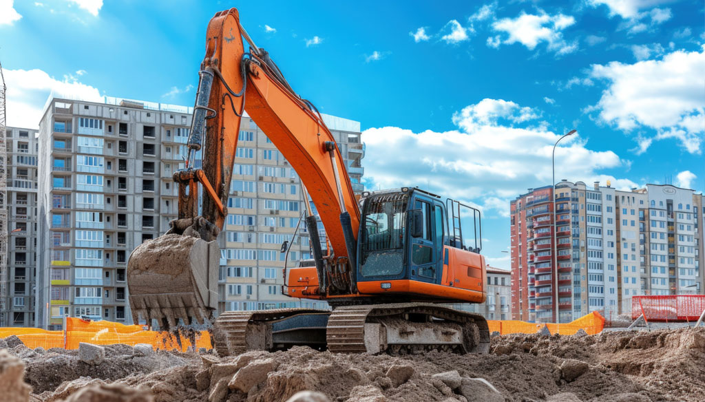 website design for a construction company in Mumbai, India