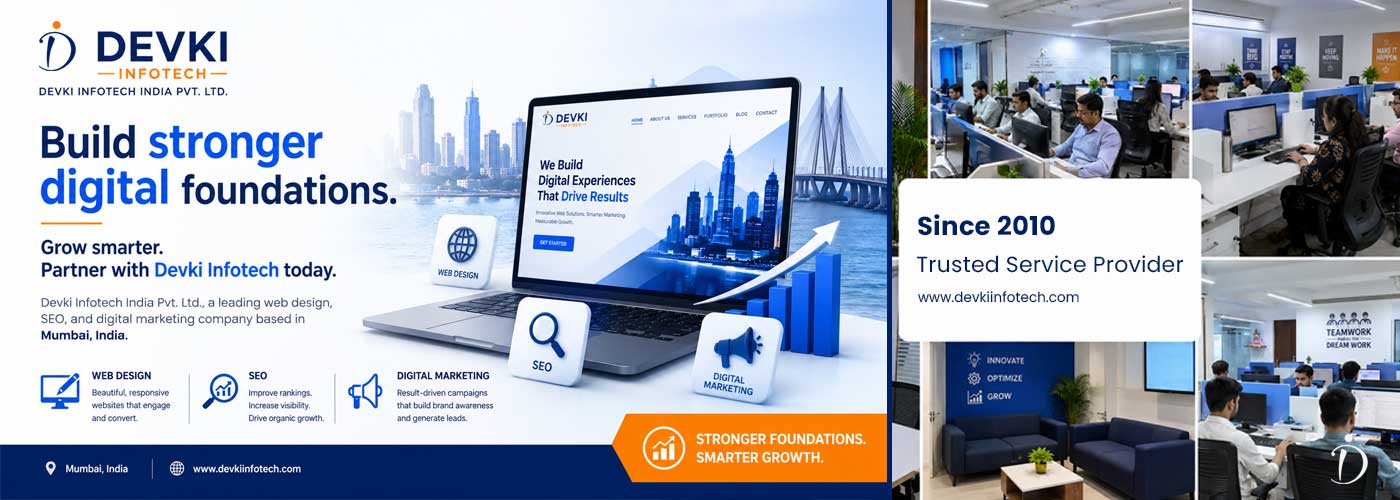 Web Design Company in Andheri Mumbai - Devki Infotech