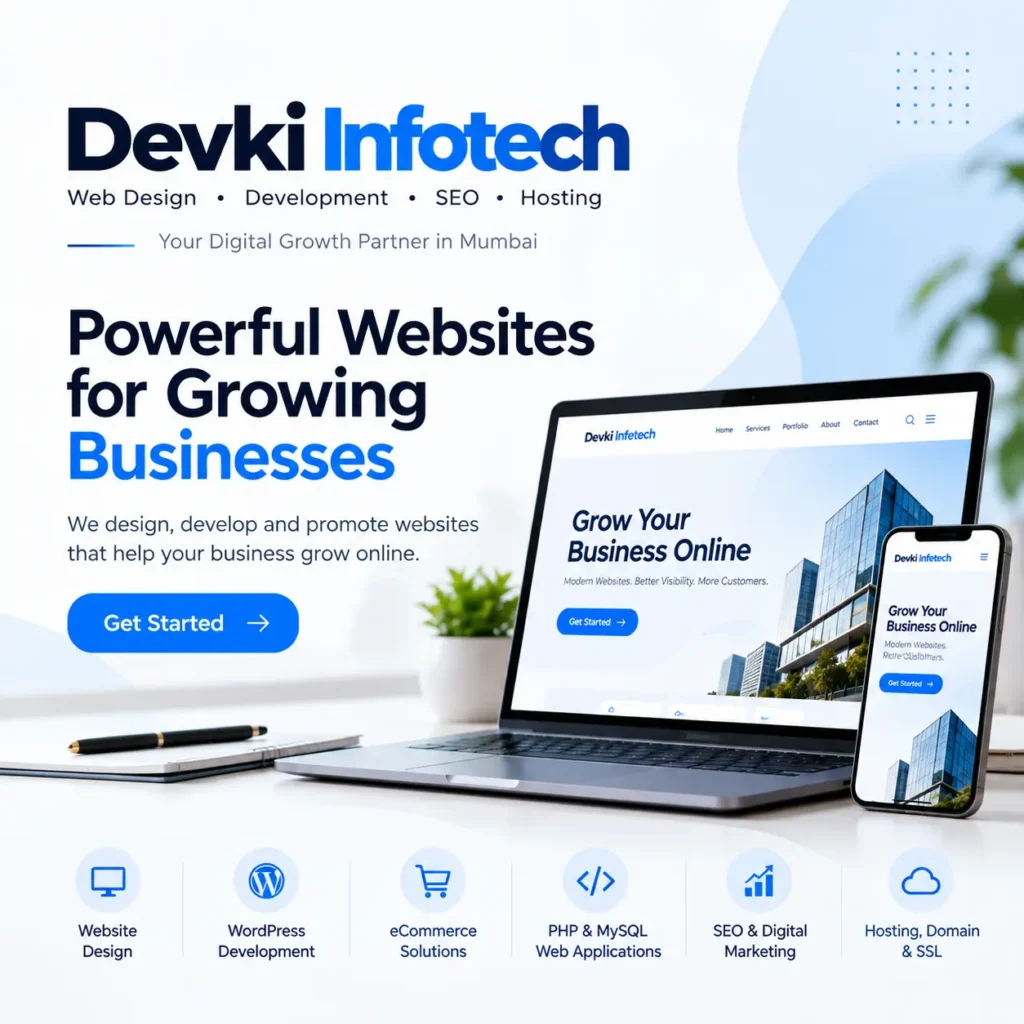 Devki Infotech web design, development and SEO services in Mumbai